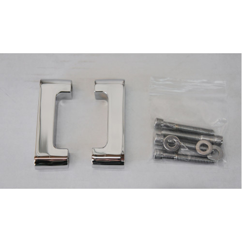 PartzBiz HD: 4415860-Fender Spacer Kit; Chrome; 1984-2013 FLH Fork; 21" Wrap Fender Stock Lower Legs | FSK-C05