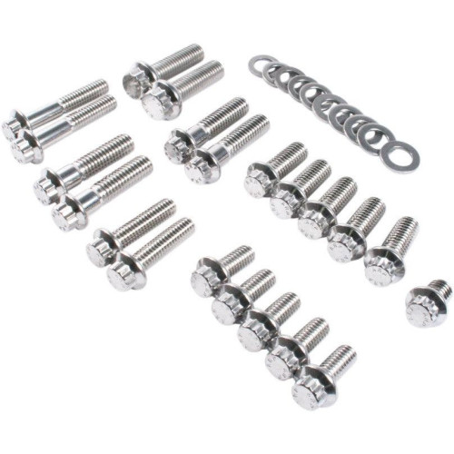 PartzBiz HD: 4415856-Feuling 3066 Stainless Steel Chassis Fastener Kit 04-17 Harley Davidson Sportster XL Bolts Nuts Washers Studs Upgrade Replacement 2401-1101 24011101