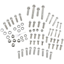 PartzBiz HD FMC-3068 - Feuling 3068 Stainless Steel Chassis Dress Up Fastener Kit 85-99 Harley Davidson FXR Evolution Big Twin Cam Bolts Nuts Washers Studs Upgrade Replacement 2401-1103 24011103 PartzBiz HD FMC-3068 - Feuling 3068 Stainless Steel Chassis Dress Up Fastener Kit 85-99 Harley Davidson FXR Evolution Big Twin Cam Bolts Nuts Washers Studs Upgrade Replacement 2401-1103 24011103