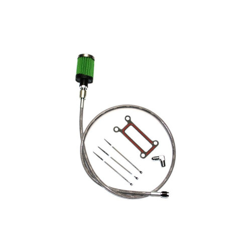 PartzBiz HD: 4415820-Feuling 3075 Stainless Oil Tank Breather Kit Harley FL Touring Twin Cam 99-01 PartzBiz HD: 4415820-Feuling 3075 Stainless Oil Tank Breather Kit Harley FL Touring Twin Cam 99-01
