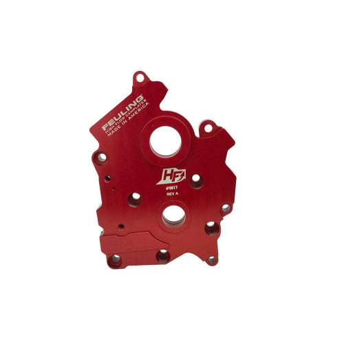 PartzBiz HD: 4415760-Feuling 8017 Red Billet Aluminum High Flow Cam Plate Kit 17-18 Harley Davidson milwaukee eight M8 hardware engine motor parts PartzBiz HD: 4415760-Feuling 8017 Red Billet Aluminum High Flow Cam Plate Kit 17-18 Harley Davidson milwaukee eight M8 hardware engine motor parts