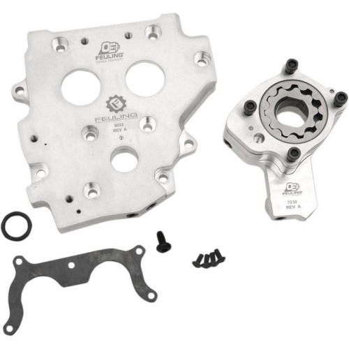 PartzBiz HD: 4415742-Feuling Conversion Kit OE+ Billet Cam Plate Oil Pump Chain Drive Harley 99-06 | 7086