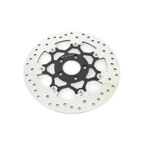 PartzBiz HD: 4415596-Floating Stainless Steel Black Polished 11.8 Front Brake Disc Rotor Harley 14-20 PartzBiz HD: 4415596-Floating Stainless Steel Black Polished 11.8 Front Brake Disc Rotor Harley 14-20