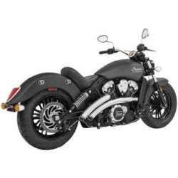 PartzBiz HD TR472998 - Freedom Performance Chrome Exhaust Radius Radius Crossover พร้อม Star Tips Indian