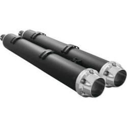 PartzBiz HD TR472313 - Freedom Performance Exhaust 4.5 ท่อสลิปออน Black Outlaw Indian Challenger