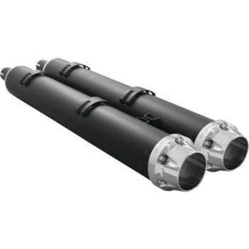 PartzBiz HD: 4415531-Freedom Performance Exhaust 4.5 ท่อสลิปออน Black Outlaw Indian Challenger