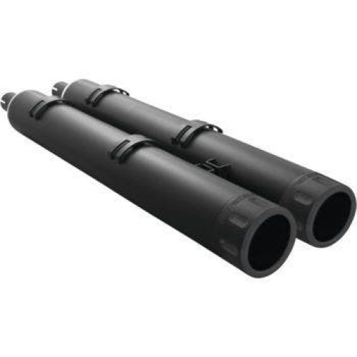 PartzBiz HD: 4415535-Freedom Performance Exhaust 4" Slip-On Black w/ Eagle Tips Indian Touring