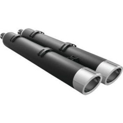 PartzBiz HD TR472040 - Freedom Performance Exhaust 4 ” Slip-On Black พร้อม Liberty Tips Indian Touring