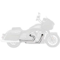 PartzBiz HD WP82-800246 - Freedom Performance Exhaust True Dual Headers Chrome Indian Challenger 20-Up