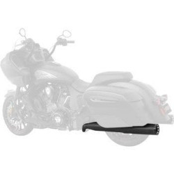 PartzBiz HD TR472357 - Freedom Performance Exhaust Union Ghost Pipe Black w/Black Tip Indian