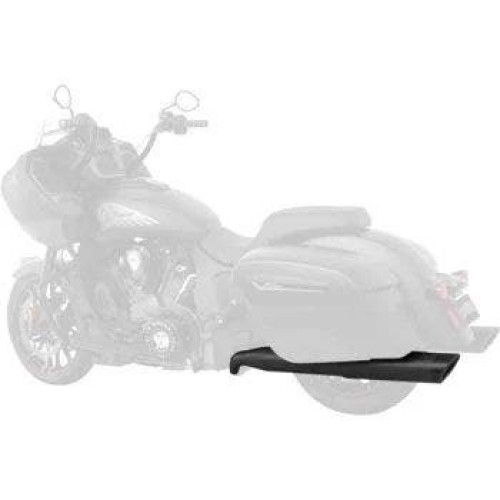 PartzBiz HD: 4415507-Freedom Performance Exhaust Union Ghost Pipe Black w/Pitch Black Tip Indian