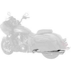 PartzBiz HD TR472363 - Freedom Performance Exhaust Union Ghost Pipe Chrome w/ Chrome Tip Indian