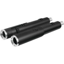 PartzBiz HD TR472089 - Freedom Performance 2-Step Slip-On Black w/ Chrome Tip Indian Challenger 20