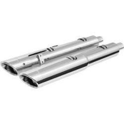 PartzBiz HD WP82-800207 - Freedom Performance 2-Step Slip-On Chrome w/ Chrome Tip Indian Challenger 20