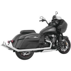 PartzBiz HD TR472339 - Freedom Performance Sharktail Upsweep 2.5 Slip-Ons Chrome Indian Challenger 