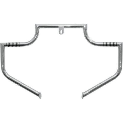 PartzBiz HD: 4415496-Lindby Front Chrome Linbar Highway Engine Guard Bar for Harley Dyna FXDWG FXDF Models - 104-1