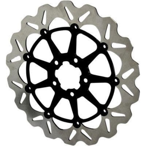 PartzBiz HD: 4415421-Galfer DF680CWSS-B Black Wave 420 High-Carbon Stainless 13.0" Rotor Harley 00-Up PartzBiz HD: 4415421-Galfer DF680CWSS-B Black Wave 420 High-Carbon Stainless 13.0" Rotor Harley 00-Up