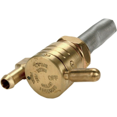 PartzBiz HD: 4415394-Golan Raw Brass 76-312D-BS Click-Slick 22mm Downward Vertical Facing Petcock | 76-312D-BS PartzBiz HD: 4415394-Golan Raw Brass 76-312D-BS Click-Slick 22mm Downward Vertical Facing Petcock | 76-312D-BS
