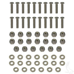 PartzBiz HD RHK-HDW-100 - รถกอล์ฟสแตนเลสฮาร์ดแวร์ชุดสำหรับบังโคลนพลุEz-Go Ez-Go Ezgoอุปกรณ์เสริม PartzBiz HD RHK-HDW-100 - รถกอล์ฟสแตนเลสฮาร์ดแวร์ชุดสำหรับบังโคลนพลุEz-Go Ez-Go Ezgoอุปกรณ์เสริม