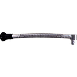 PartzBiz HD DS07060297-1 - Goodridge Clear Stainless Upgraded EFI Fuel-Injection Line for Harley FLH Dyna & Softail| HDFL-001EFI/CL