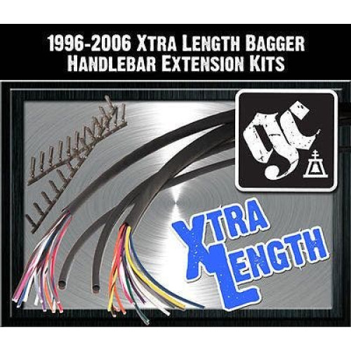 PartzBiz HD: 4415333-Guerrilla Cables 664304 Xtra ความยาวชุดสายไฟขยาย 96-06 Harley Touring Bagger Dresser PartzBiz HD: 4415333-Guerrilla Cables 664304 Xtra ความยาวชุดสายไฟขยาย 96-06 Harley Touring Bagger Dresser