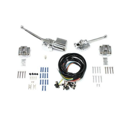 PartzBiz HD: 4415308-ชุดควบคุมแฮนด์ 26-2185 Chrome Harley-Davidson Shovelhead XL FL FX 72-81 PartzBiz HD: 4415308-ชุดควบคุมแฮนด์ 26-2185 Chrome Harley-Davidson Shovelhead XL FL FX 72-81
