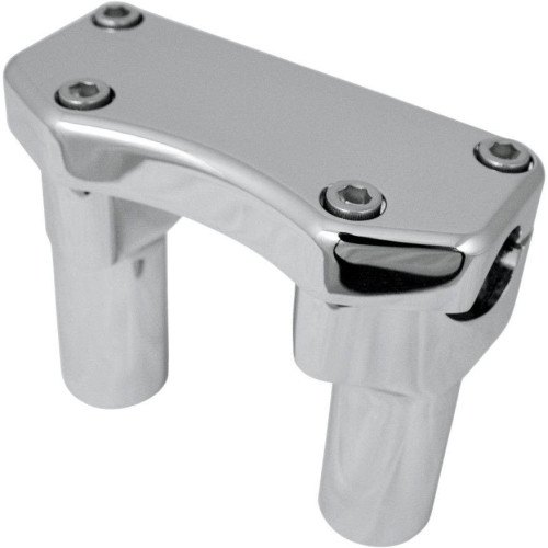 PartzBiz HD: 4415277-Drag Straight Chrome 3" Tall Forged Aluminum Risers W/ 1" Clamp for Harley | Drag Specialties PartzBiz HD: 4415277-Drag Straight Chrome 3" Tall Forged Aluminum Risers W/ 1" Clamp for Harley | Drag Specialties