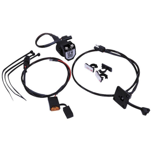 PartzBiz HD: 4415263-Hardbagger Top Shelf 12V Volt Outlet Charger Kit for Harley Saddlebag | TS10012VP PartzBiz HD: 4415263-Hardbagger Top Shelf 12V Volt Outlet Charger Kit for Harley Saddlebag | TS10012VP