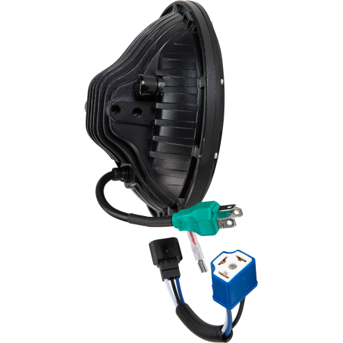 PartzBiz HD: 4415221-Harddrive CREE LED DRL Headlight 7" 105W 6000k White Angel Eyes Harley 94-Up PartzBiz HD: 4415221-Harddrive CREE LED DRL Headlight 7" 105W 6000k White Angel Eyes Harley 94-Up