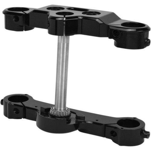 PartzBiz HD: 4415160-Hawg Halters HHI 49SLAR4 Black 4 Degree Triple Tree Rake 18-19 Harley-Davidson Softail FLSL Slim Motorcycle 