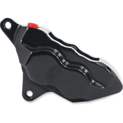 PartzBiz HD HHI-LHSAB500 - Hawg Halters HHI Black LHSAB500 4-Piston Front Caliper EVO Harley Softail Dyna & XL PartzBiz HD HHI-LHSAB500 - Hawg Halters HHI Black LHSAB500 4-Piston Front Caliper EVO Harley Softail Dyna & XL