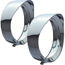 PartzBiz HD DS20402750 - Headwinds Chrome Mariah 4.5" Spot Light Trim Ring Harley & Custom Chopper PartzBiz HD DS20402750 - Headwinds Chrome Mariah 4.5" Spot Light Trim Ring Harley & Custom Chopper