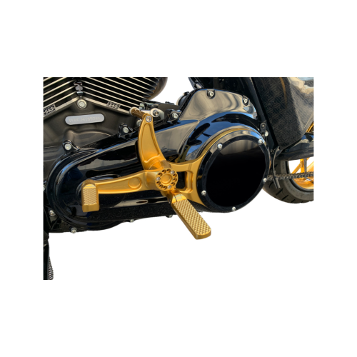 PartzBiz HD: 4414947-HHI Dominator Mid Control Conversion Kit MCK-FH16GS-FK Harley 15-20 FLH/T Gold | MCK-FH16GS-FK PartzBiz HD: 4414947-HHI Dominator Mid Control Conversion Kit MCK-FH16GS-FK Harley 15-20 FLH/T Gold | MCK-FH16GS-FK