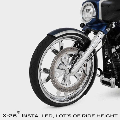 PartzBiz HD: 4414895-HHI Hawg Halters X26 Raked Neck & Triple Tree Kit สำหรับ Harley FLH/T 14-18 BNK-49FLAX26-14 PartzBiz HD: 4414895-HHI Hawg Halters X26 Raked Neck & Triple Tree Kit สำหรับ Harley FLH/T 14-18 BNK-49FLAX26-14