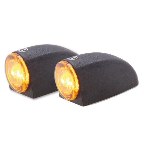 PartzBiz HD: 4414888-Highsider Black Proton 3 Amber LED Turn Signal CNC Universal 204-545 PartzBiz HD: 4414888-Highsider Black Proton 3 Amber LED Turn Signal CNC Universal 204-545
