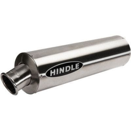 PartzBiz HD: 4414870-Hindle Stealth Muffler สแตนเลส 14 ” Slip-On Universal GPS142R 1811-3902 18113902 อัพเกรดประสิทธิภาพรถจักรยานยนต์ติดตามดังเงียบ