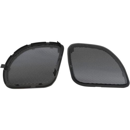 PartzBiz HD: 4414816-Hogtunes Black Trim Mesh Front Fairing Speaker Grilles Harley Road Glide 15-16 | RG RM GRILL PartzBiz HD: 4414816-Hogtunes Black Trim Mesh Front Fairing Speaker Grilles Harley Road Glide 15-16 | RG RM GRILL
