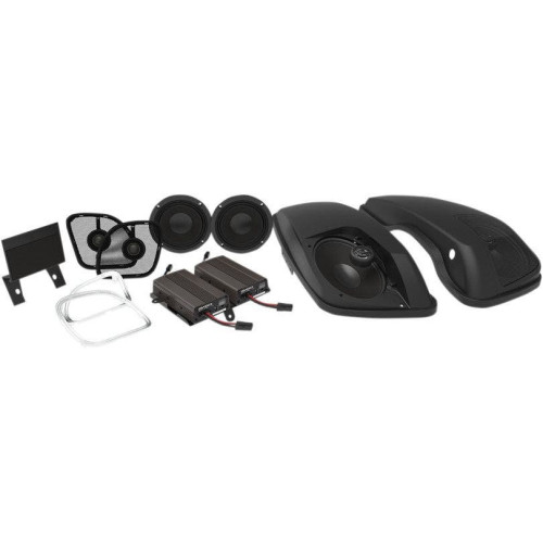 PartzBiz HD: 4414808-HogTunes Wild Boar 600 Watt Amp Kit W/ 6x9 Saddlebag Lid Speakers FLTR 15-18 | WBA BIG PIG RG PartzBiz HD: 4414808-HogTunes Wild Boar 600 Watt Amp Kit W/ 6x9 Saddlebag Lid Speakers FLTR 15-18 | WBA BIG PIG RG