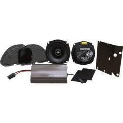 PartzBiz HD DS44050669 - HogTunes XLF Coaxial 5.25" 2 Ohm 225W 2-Way Front Speakers Harley FLTR 98-13 4405-0669 44050669 225 RG KIT-XL road glide touring davidson best for buy