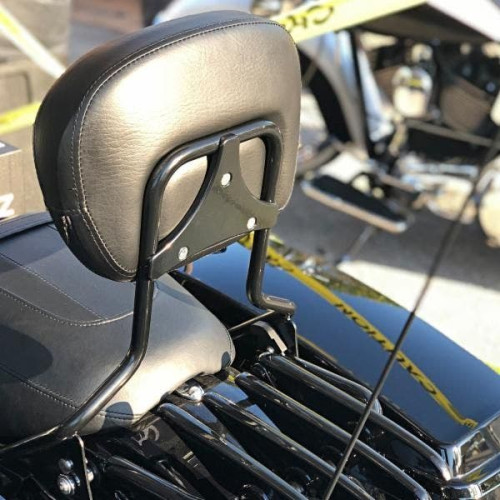 PartzBiz HD: 4414734-Hogworkz พนักพิงซิสซี่บาร์ทรงสูงแบบถอดได้สีดำ Harley Touring '09-'18