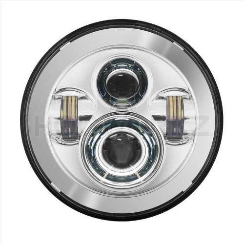 PartzBiz HD: 4414684-Hogworkz Chrome 7 ” LED ไฟหน้าสไตล์ Harley Daymaker 94-19 Harley FLH/T FLST Touring Softail PartzBiz HD: 4414684-Hogworkz Chrome 7 ” LED ไฟหน้าสไตล์ Harley Daymaker 94-19 Harley FLH/T FLST Touring Softail
