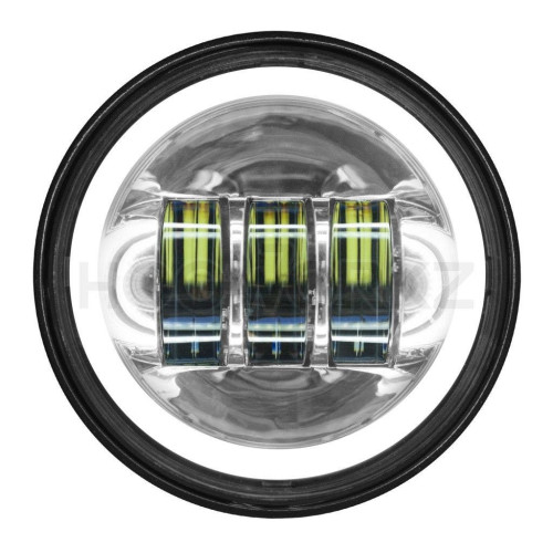 PartzBiz HD: 4414656-Hogworkz Harley Chrome 4.5" LED HaloMaker Auxiliary Passing Lamps 94-19 HW195205 PartzBiz HD: 4414656-Hogworkz Harley Chrome 4.5" LED HaloMaker Auxiliary Passing Lamps 94-19 HW195205