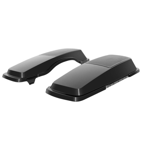 PartzBiz HD: 4414594-Hogworkz Vivid Black 6" x 9" Speaker Lids Harley Touring 93-13 Saddlebags | HW152008