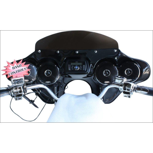 PartzBiz HD: 4414540-Hoppe 5566 Quick Detach Fairing w Speakers Jenson JHD40BT FLHR Handlebar Control | HDF-5566-RK-HC PartzBiz HD: 4414540-Hoppe 5566 Quick Detach Fairing w Speakers Jenson JHD40BT FLHR Handlebar Control | HDF-5566-RK-HC