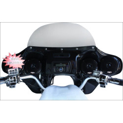 PartzBiz HD DS23300135 - Hoppe Mediazilla Quick Detach Fairing Speakers JHD40BT FLHR w/ Handlebar Control | HDF-RK-MZ-HC PartzBiz HD DS23300135 - Hoppe Mediazilla Quick Detach Fairing Speakers JHD40BT FLHR w/ Handlebar Control | HDF-RK-MZ-HC