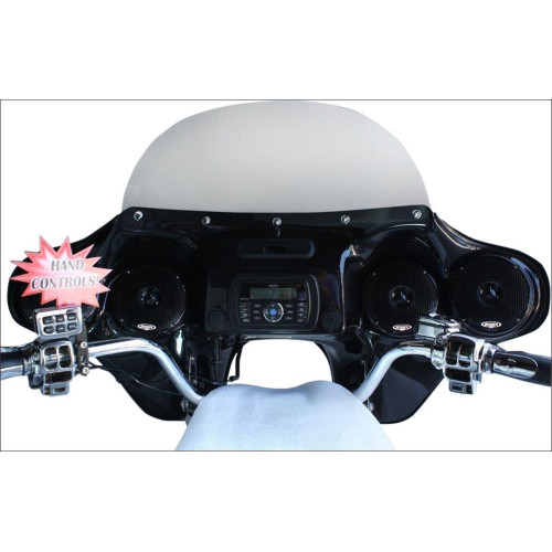 PartzBiz HD: 4414550-Hoppe Mediazilla Quick Detach Fairing Speakers JHD40BT FLHR w/ Handlebar Control | HDF-RK-MZ-HC PartzBiz HD: 4414550-Hoppe Mediazilla Quick Detach Fairing Speakers JHD40BT FLHR w/ Handlebar Control | HDF-RK-MZ-HC
