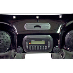 PartzBiz HD DS23300097 - แฟริ่งถอดด่วนของ Hoppe Mediazilla พร้อมลำโพง & Jenson JHD40BT FLSTC | CM0119-MZ-SFT