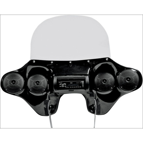 PartzBiz HD: 4414556-Hoppe Quadzilla Quick Detach Fairing Speakers FLSTC/F w/ Handlebar Control | HDF-SFT-QZ-HC PartzBiz HD: 4414556-Hoppe Quadzilla Quick Detach Fairing Speakers FLSTC/F w/ Handlebar Control | HDF-SFT-QZ-HC