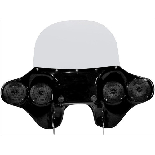 PartzBiz HD: 4414520-Hoppe Rodzilla Quick Detach Fairing Speakers JHD40BT FLSTC w/ Handlebar Control | HDF-SFT-RZ-HC