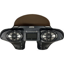 PartzBiz HD DS23300293 - แฟริ่งจอทัชสกรีน Hoppe 6 x 9; ลำโพงขนาด 6” x 9” สองตัว 4 Harley 15-23 FLRT | HPKT-1059A